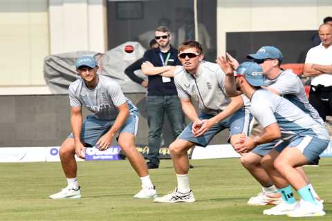 Gunfire heard outside England’s hotel in Pakistan but cricketers training normally as they travel..