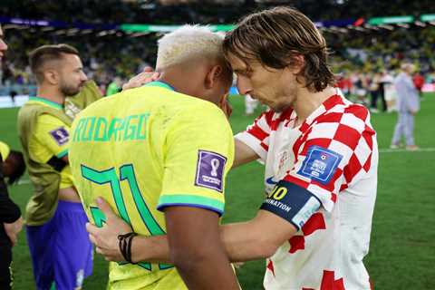 What Luka Modric told Rodrygo in classy message after Croatia knocked Brazil out of World Cup