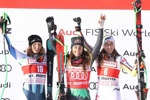 Goggia stuns with St. Moritz downhill win despite broken fingers