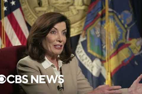 New York Gov. Kathy Hochul discusses plan to fix criminal court backlog