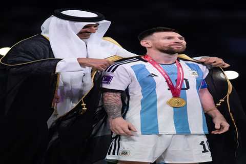 Lionel Messi offered $1MILLION for bisht he wore to lift World Cup trophy by Omani lawyer