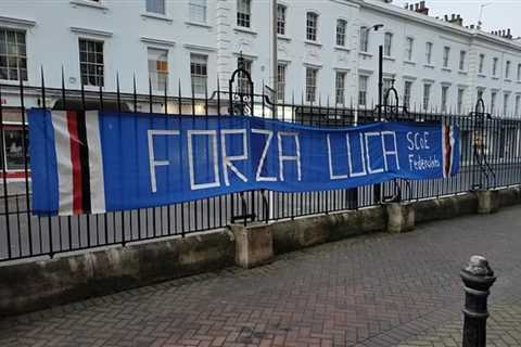 ‘Forza Luca’ – Fans hang touching banner outside Gianluca Vialli’s London hospital amid Chelsea..