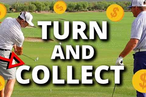 How To Hit A Golf Ball With Turn (COLLECT For Effortless Ball Striking)