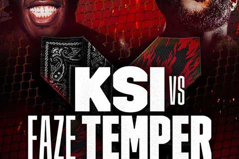 KSI vs Faze Temper: Date, UK start time, stream, TV channel and undercard for Misfits Boxing 004..