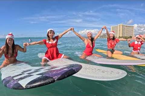 Yuko''s Waikiki Christmas Surf (Dec 25, 2022)   4K