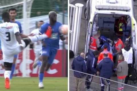 Man Utd loanee Eric Bailly channels inner Nigel de Jong and hospitalises opponent