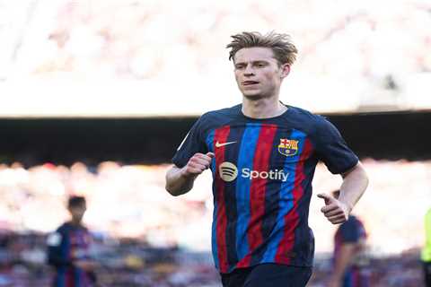 Man Utd transfer blow as Barcelona president reveals Frenkie de Jong won’t be sold ALL YEAR despite ..