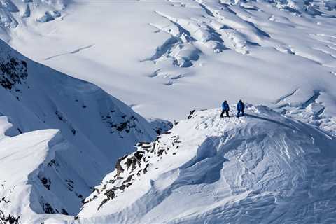 Snowboarding in Alaska