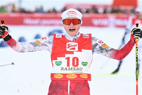 Lamparter wins Nordic Combined World Cup after dramatic cross-country triumph