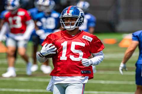 Giants' Collin Johnson making 'encouraging progress' after Achilles tear