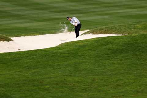 Caddie COLLAPSES and needs CPR at Pebble Beach Pro-Am as tournament stopped to let ambulance on to..