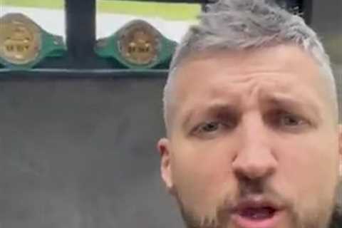 ‘I’ll send you into f***ing orbit’ – Carl Froch hits back at Jake Paul call out.. but fans LOVE he..