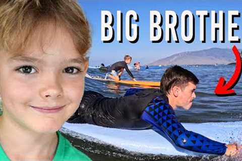 How We Learnt To Surf in Hawaii!- Sam Meets A Surfing Turtle