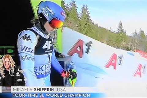 Mikaela Shiffrin - WIN - Slalom - RUN 1 - FIS World Alpine Ski Championships Courchevel-Meribel 2023