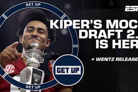 🚨 Mel Kiper Jr.'s Mock Draft 2.0 is here & Carson Wentz gets released by the Commanders 🚨 |..