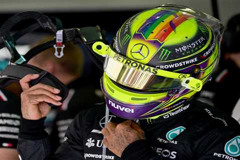 Lewis Hamilton makes political statement on day one of new season as he wastes no time in taking..