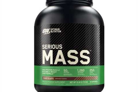 Optimum Nutrition Serious Mass Weight Gainer Protein Powder, Vitamin C, Zinc and Vitamin D for..