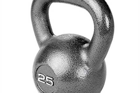 Marcy HKB-025 Hammertone Kettle Bell, 25 lb, Black by IMPEX