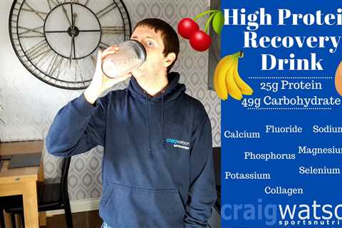 High Protein Recovery Drink Recipe | No Supplements