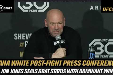 He's the greatest of all time! - Dana White on Jon Jones becoming the UFC Heavyweight Champion! 🐐