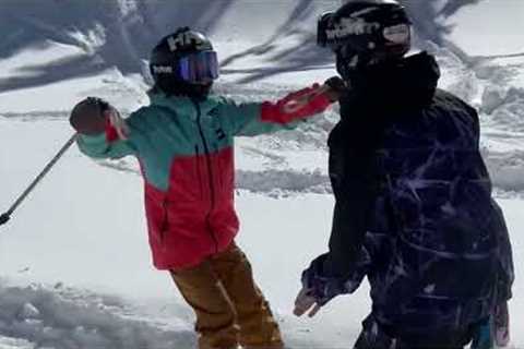 11 Year Old Girl Stomps a DOUBLE BACKFLIP on Skis!