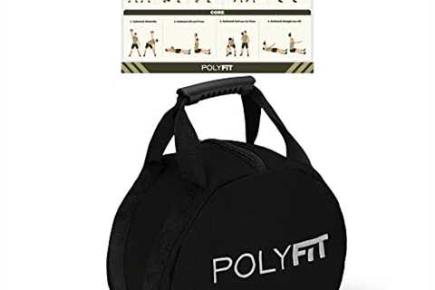 Kettlebell Sandbag for Fitness - 30 LBS - Black by Polyfit