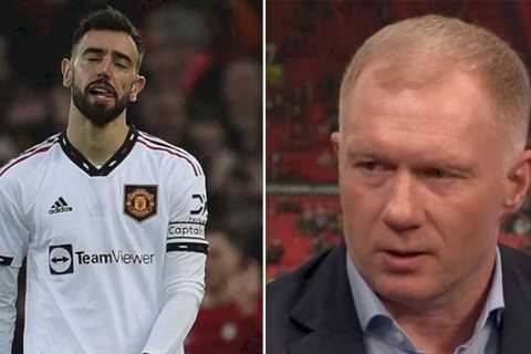 Paul Scholes wouldn’t want Bruno Fernandes as Man Utd captain in crunch title race