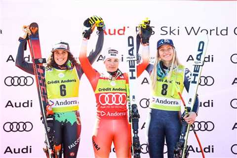 Gut-Behrami wins super-G title; Shiffrin 14th