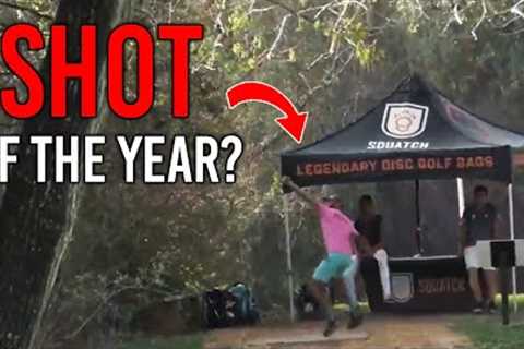 Is this the BEST disc-golf shot of 2023?