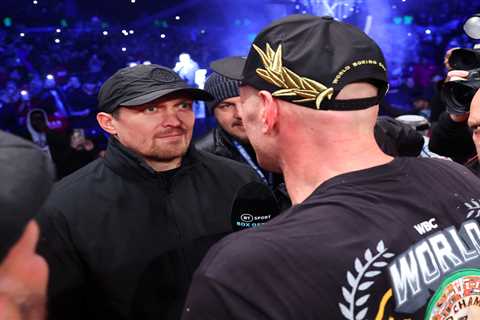 Tyson Fury urged to fight Oleksandr Usyk in ‘a nice small ring’ as training partner Lawrence Okolie ..