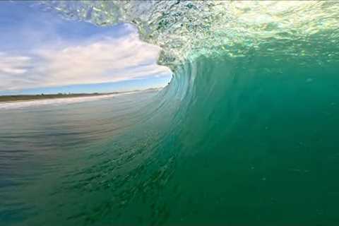 Byron Bay Nice morning POV Surfing