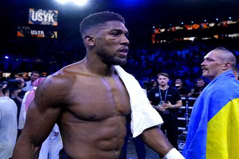Anthony Joshua says he lost ‘admiration and respect’ from legends as he sends X-rated message to..