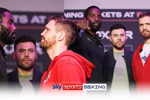 FACE-OFF! 🔥  Lawrence Okolie and David Light head-to-head in Manchester!