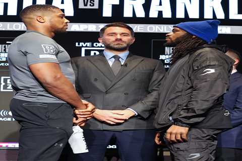 Eddie Hearn’s shock reaction to Jermaine Franklin’s body transformation after Anthony Joshua rivals ..