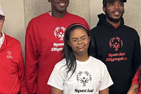 Special Olympics Athletes Model Webshop Merchandise