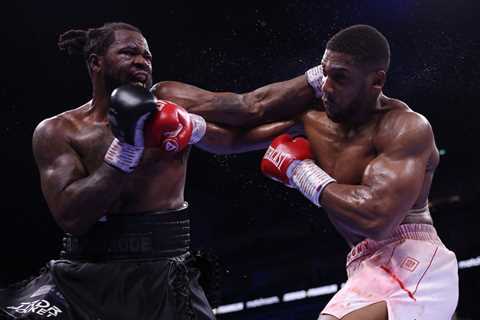 Anthony Joshua describes Jermaine Franklin fight as ‘light 12 rounds’ and teases quick return to..