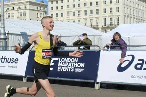 Marshall Smith and Helen Reid enjoy Brighton Marathon success