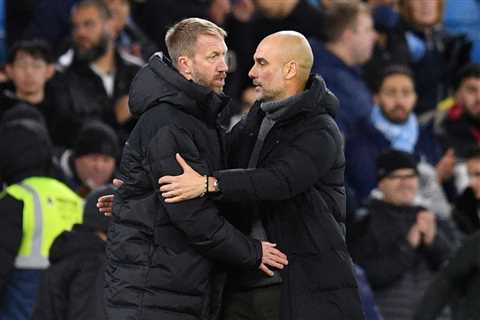 Man City boss Pep Guardiola praise for Graham Potter in January saw Chelsea board stick by him