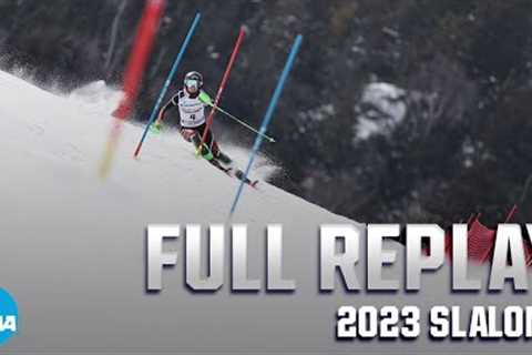 2023 NCAA skiing championship: Slalom full replay