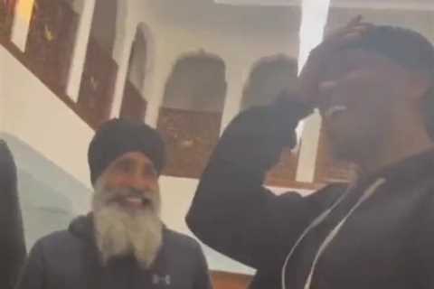 KSI spotted at Sikh temple after visiting mosque amid fallout from using vile racial slur in..