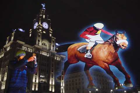 Red Rum is back in town as a galloping hologram fifty years after his first Aintree win