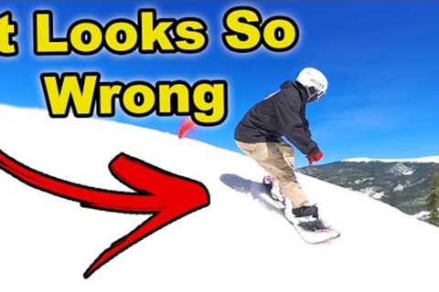 Doing Snowboard Tricks The HARD WAY