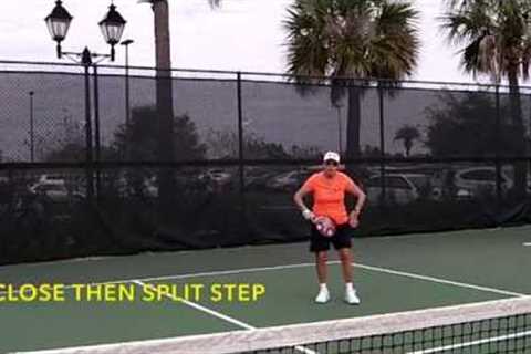 Pickleball: Block Drop When You Don''t Get to Net, Deb Harrison