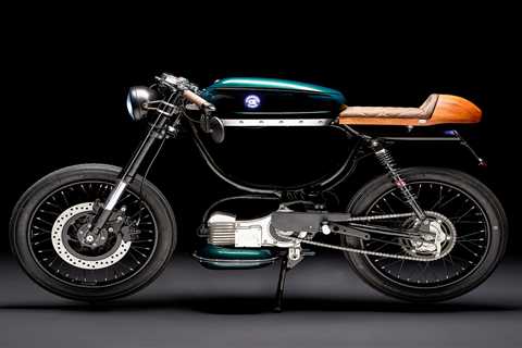 Metorbike: An electric Puch café racer with a soundtrack