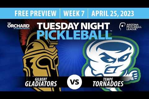 FREE PREVIEW - AZ PBL: Gilbert Gladiators vs Tempe Tornadoes  (Tue Apr 25, Season 1, Week 7)