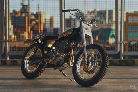 Tiger Shark: A Yamaha SR400 street tracker from Taiwan