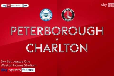 10-man Peterborough draw with Charlton