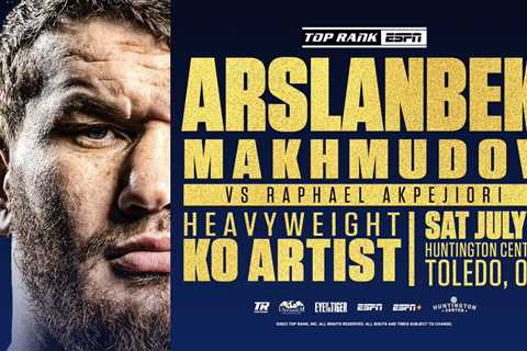 Arslanbek Makhmudov vs Raphael Akpejiori joins Anderson vs Kossobutskiy