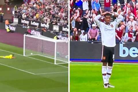 Man Utd star Marcus Rashford’s actions speak volumes after David de Gea error vs West Ham