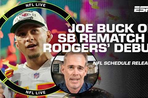 Joe Buck reacts to Eagles-Chiefs & Bills-Jets MNF schedule release | NFL Live